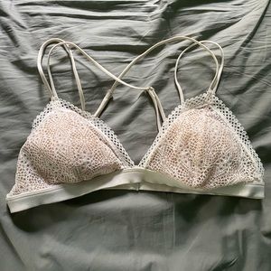 VICTORIA’S SECRET WHITE LACE BRALETTE